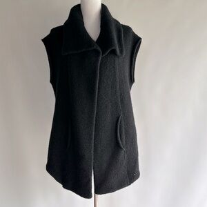 Brochu Walker Alpaca Open Front Sweater Vest - sz S